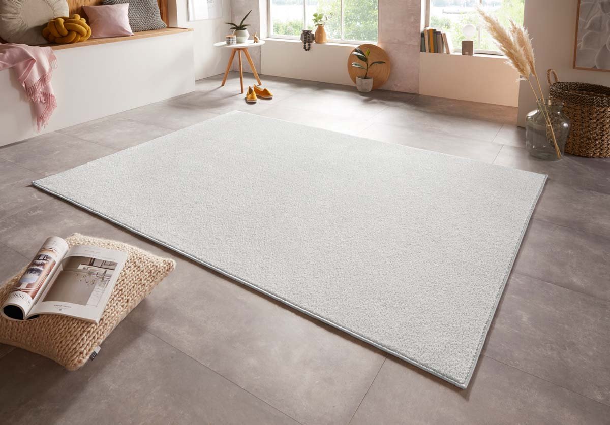 Modern Fluweel Vloerkleed Gloss 103788 160x240 cm Zilver