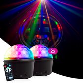 Mister Disco Discolamp Bluetooth Speaker - Muziek gestuurd - Roterende en gekleurde kringen - RGB - USB