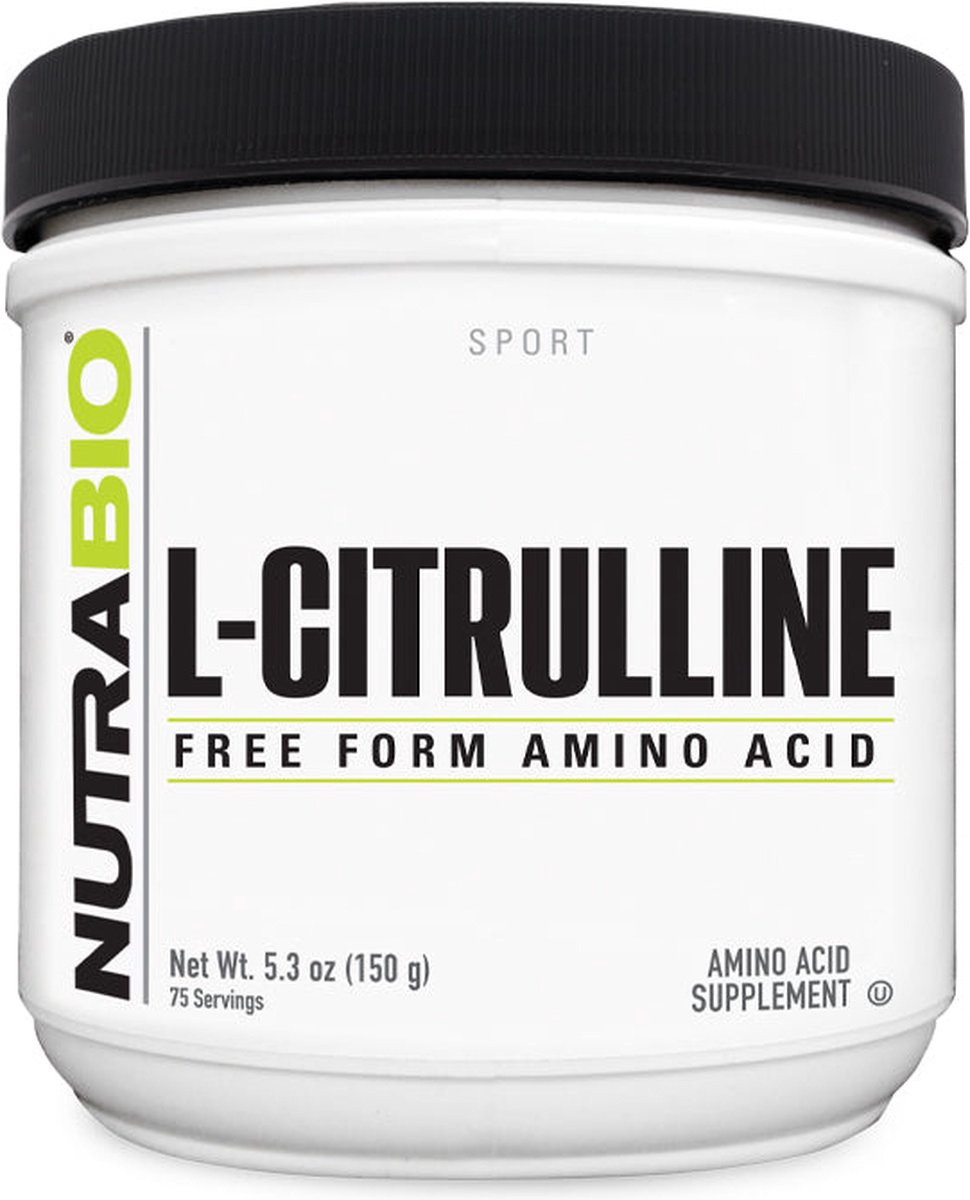 Goedkoopste NutraBio L-Citrulline poeder - 150 gram