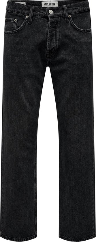 Only & Sons Jeans Onsedge Str. Blk 6985 Dnm Jeans Noo 22026985 Black Denim Mannen