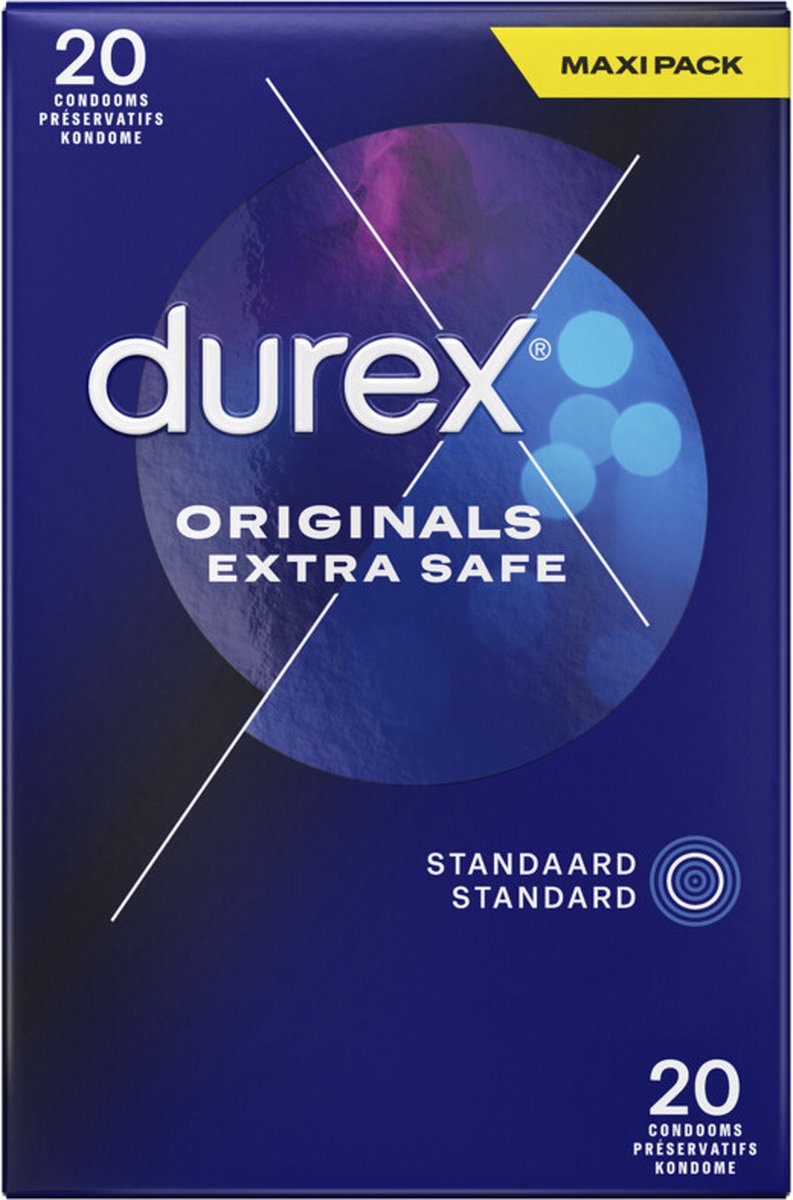 Bol.com Durex Originals Condooms Extra Safe - 4x 20 stuks aanbieding