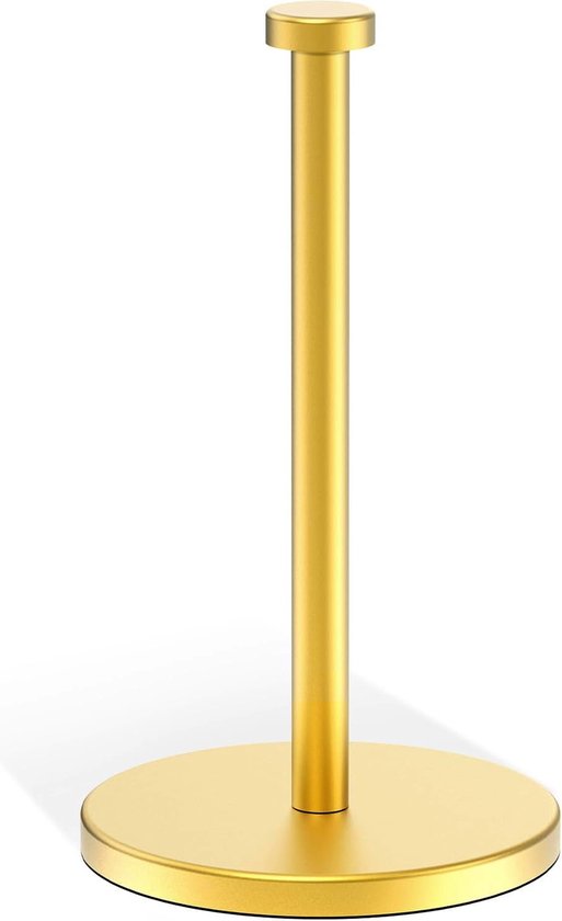 Porte Serviette Papier Doré Porte-serviettes En Papier Doré Avec Base Lestée En Marbre Pour Une Utilisation à Une Main, Pas D'oscillation (base En Marbre, Doré Porte Papier Toilette Marbre