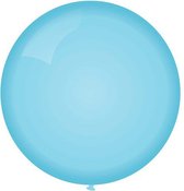 Topballon babyblauw 6 stuks - 91 cm