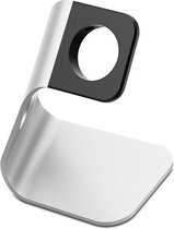 By Qubix Support Apple Watch - Station d'accueil en aluminium - Argent - Adapté à la norme Apple Watch - station d'accueil