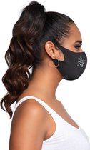 Fleur Rhinestone Face Mask