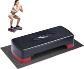 KM-Fit Aerobic Step - Anti-Slip Laag - Stepper Fitness - Stepbank - Thuis en Sportschool - 68 × 28 × 10/15 cm