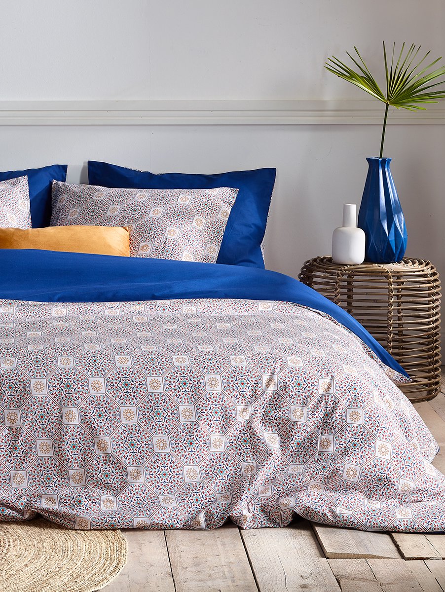 De Witte Lietaer Dekbedovertrek Aziz - Tweepersoons - 200 x 200/220 cm - Katoen