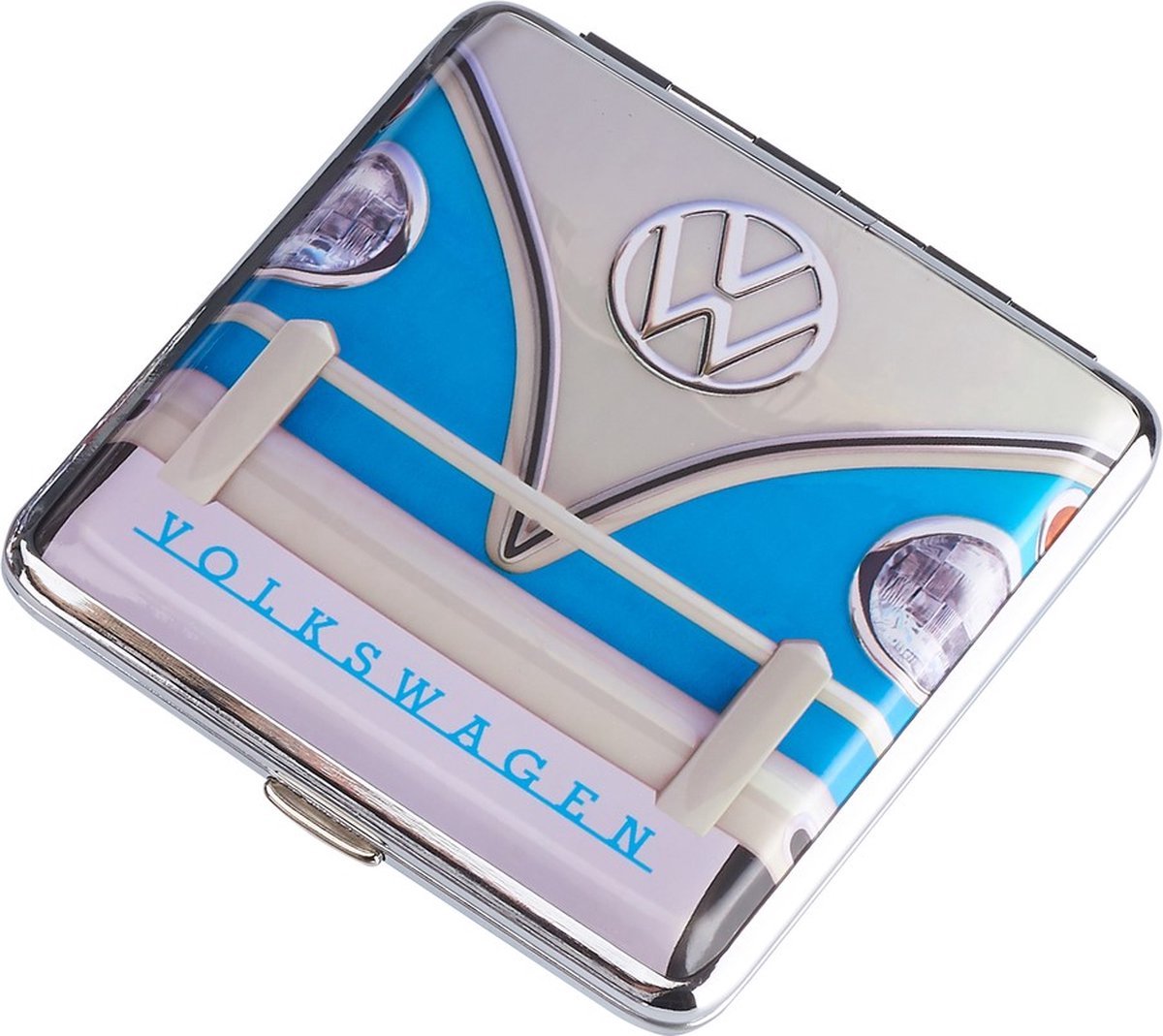 Goedkoopste Sigarettendoosje Volkswagen - Blauw - Metaal - 20 Sigaretten