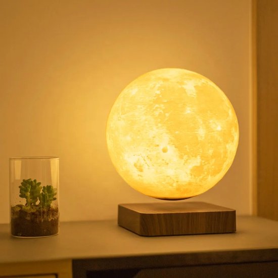 Lampe de lune Maglev lampe de table de chevet simple lévitation magnét