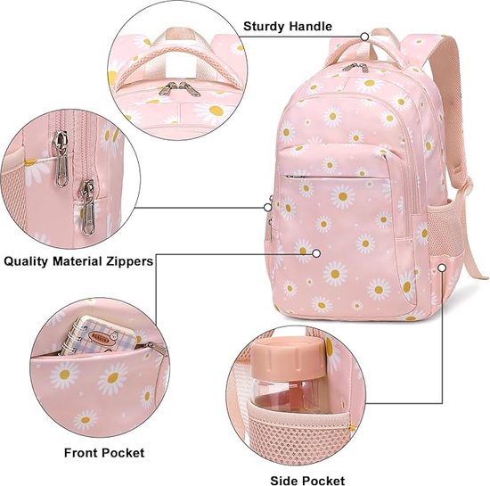 Baby Diaper Bag Backpack, Baby Diaper Bag with Changing Table, Large Unisex van BabbleRoo — afbeelding 5