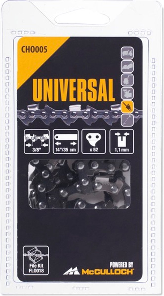 McCulloch / Universal CHO 005 Zaagketting 3/8 14"/35cm van Merkloos	 — afbeelding 2