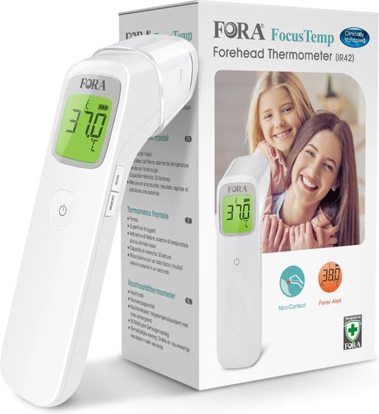 ForaCare Suisse® - Thermomètre frontal - Thermomètre de fièvre - Validé  cliniquement -... | bol