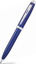 Sheaffer balpen - 100 E9339 - Glossy blue lacquer chrome plated - SF-E2933951