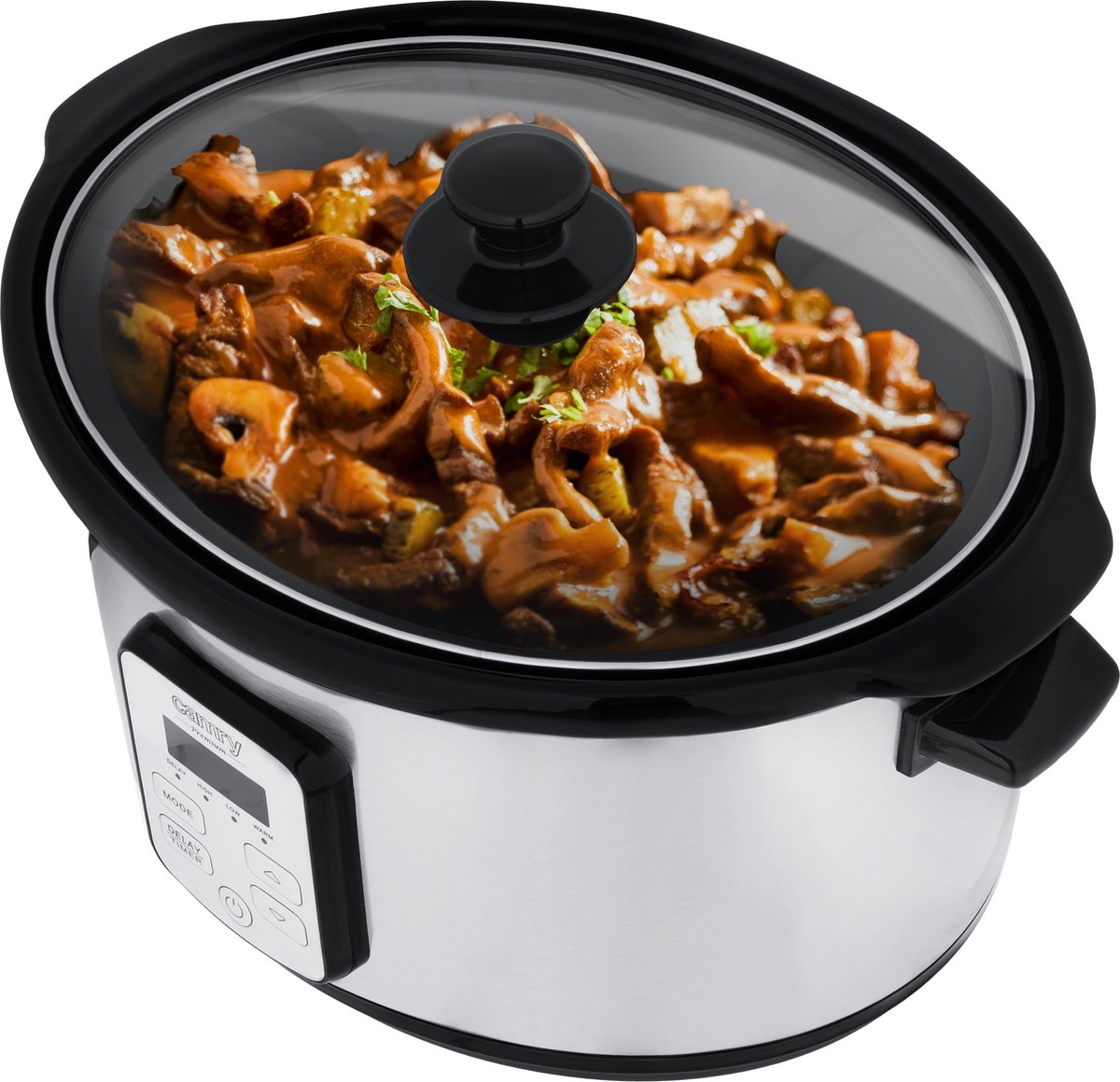 Camry CR 6414 - Slowcooker - 4,7 liter - Led – foto 4