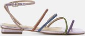 Mangará Arçá Dames sandalen - met kristallen bezette bandjes - Kleurrijk - Maat 39