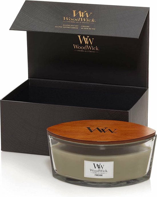 Coffret cadeau de luxe de bougies parfumées Hearthwick WoodWick - Ellipse