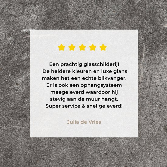 MuchoWow® Glasschilderij 60x40 cm - Schilderij acrylglas - Beton - Muur - Lijn - Grind - Foto op glas - Schilderijen