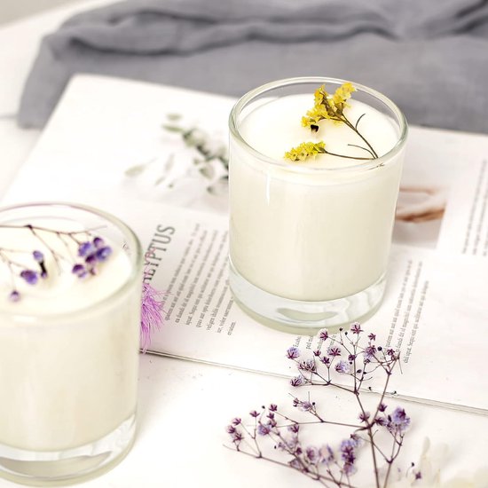 YUVADAN Echte droogbloemen wit natuurlijke gedroogde bloemen