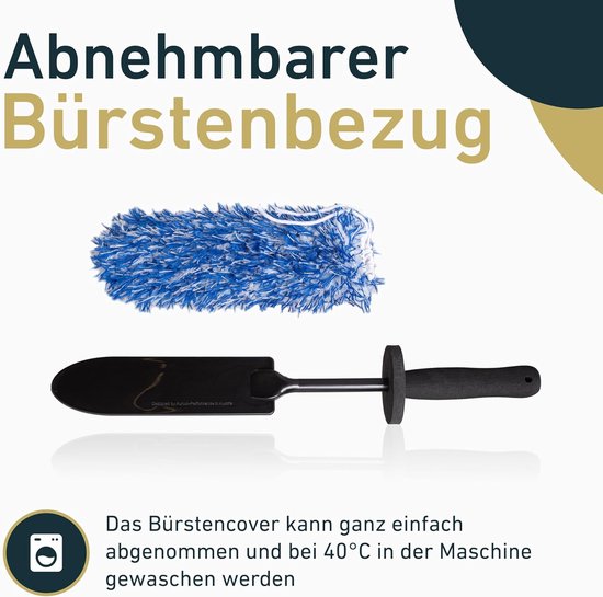 Brosse microfibre spéciale jante