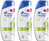Head & Shoulders - 2 in 1 Shampoo & Conditioner - Tot 100% Roosvrij - Apple fresh - Voordeelverpakking - 3X 450ml