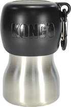 Kong h2o drinkfles rvs zwart - 280 ML