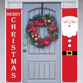 Amerikaanse kerstdecoratie banner kerstsneeuwpop merry christmas slinger hangende veranda bord kerstversiering voor Xmas Kerst indoor outdoor muur deur Nieuwjaar