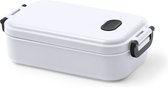 Broodtrommel - Brooddoos - Lunchbox volwassenen - Lunchtrommel - BPA vrij - 900 ml - Wit