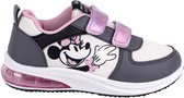 Sportschoenen met LED Minnie Mouse Velcro Grijs - 30