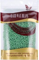 Wax Beans 1Kg - Wax Bonen | Wax Parels - Hard Wax Beans Green - 1000 gram wax beans incl. 30 spatula's  - Navulling van 1000 gram wax beans + 30 spatula's. Wax is geschikt voor lichaam en gezicht.