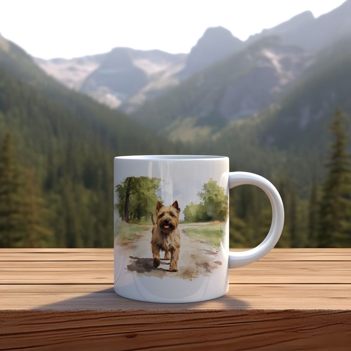 Mok Airdale Terrier Beker cadeau voor haar of hem, kerst, verjaardag, honden liefhebber, zus, broer, vriendin, vriend, collega, moeder, vader, hond