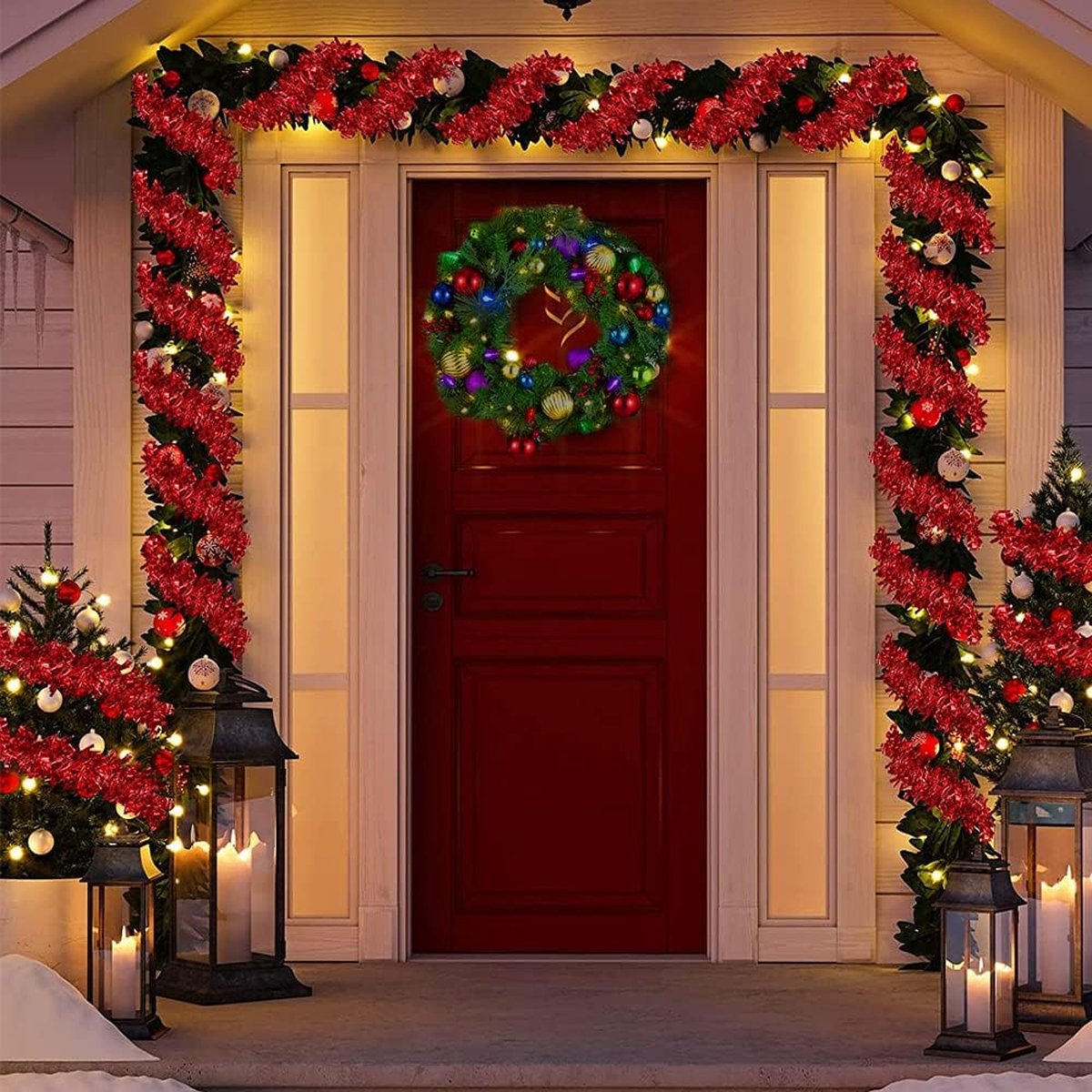 Klatergoud Licht Goud Boom Hangende Kerst L50cm Klatergoud Licht Goud Boom Hangende Kerst L50cm