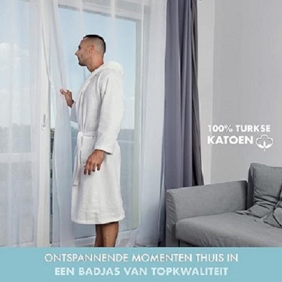 badjas - Katoen - Zacht en Donzig \bathrobe - 3XL
