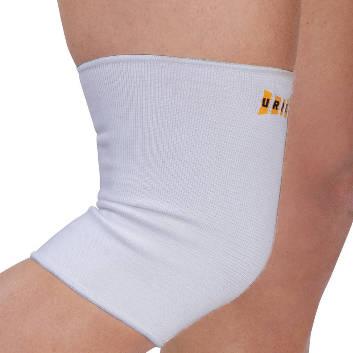 Uriel - Kniebrace - Kniebandage - Knie ondersteuning - Unisex - Wit - Maat S