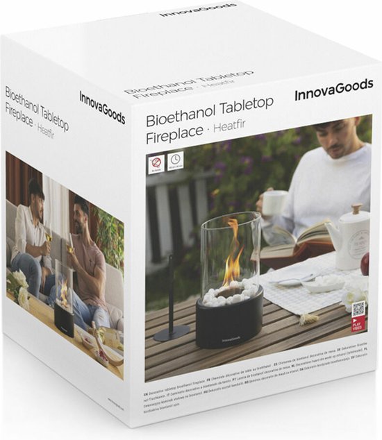 Decoratieve bio-ethanol tafelhaard Heatfir InnovaGoods - Innovagoods