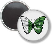Button Met Magneet - Vlinder Vlag Pakistan - NIET VOOR KLEDING