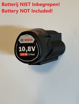 Houder Voor Bosch 10,8V en 12V accu - Batterijhouder - Wandbevestiging - Wall Mount - Batterij NIET Inbegrepen!