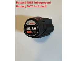 Houder geschikt voor Bosch 10,8V en 12V accu - Batterijhouder - Wandbevestiging - Wall Mount - Batterij NIET Inbegrepen!