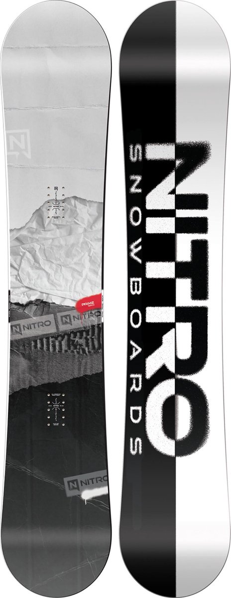 Nitro Prime Raw- Snowboard Lengte: 158 Multicolor