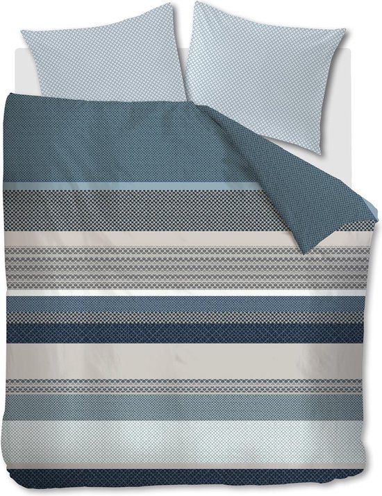 Beddinghouse Lennart dekbedovertrek - Lits-Jumeaux - 240x200/220 - Blauw