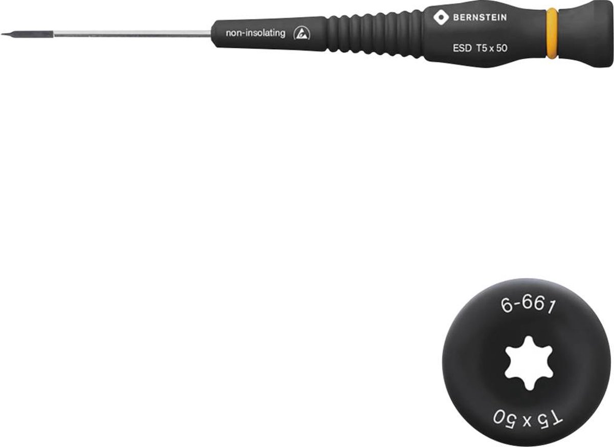 Bernstein Tools Bernstein Werkzeugfabrik Elektronica en fijnmechanica Torx-schroevendraaier Grootte T 5 Koplengte: 50 m