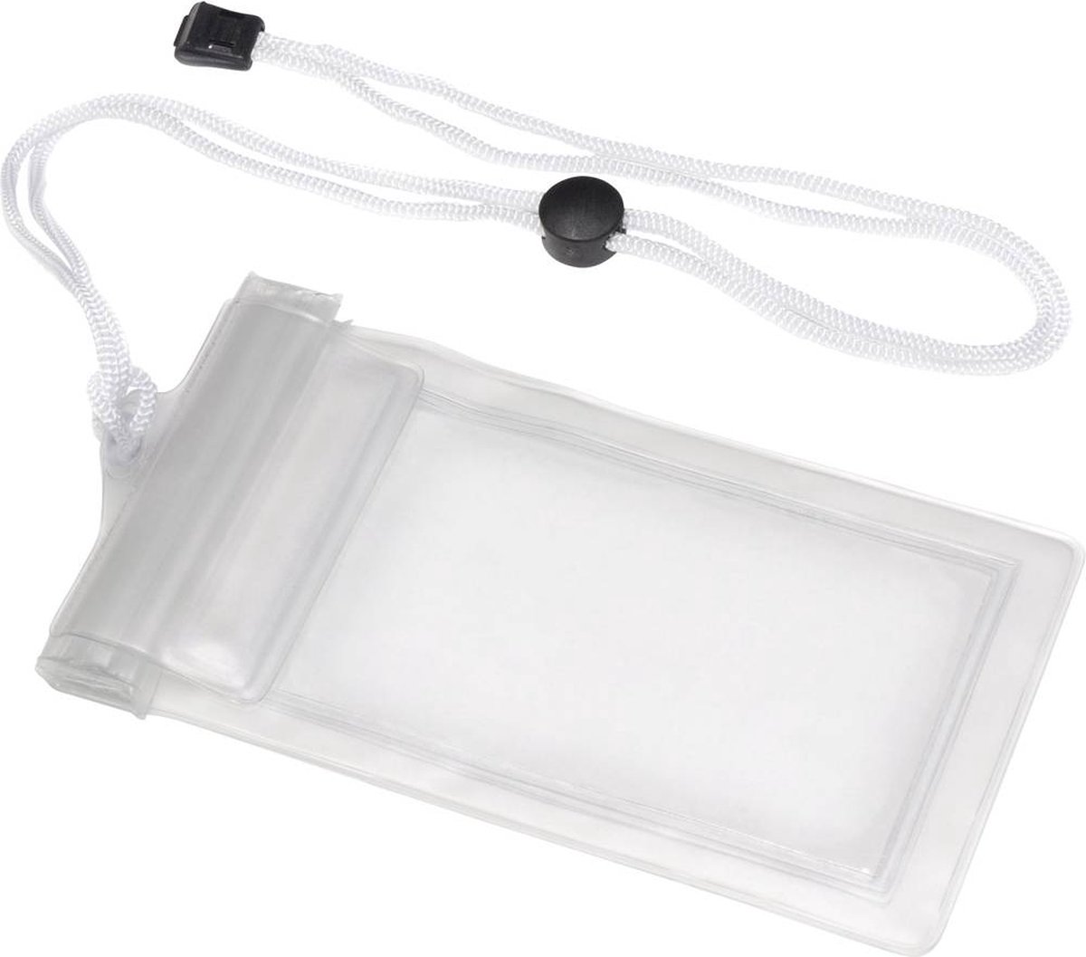 Waterdichte zak (b x h) 100 mm x 190 mm Zwart, Transparant 1 stuk(s)