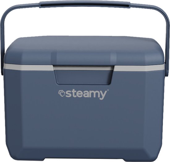 Steamy Cool 6 – kleine koelbox met koelelement – 6 liter – blauw