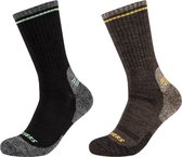 Skechers 2PPK Men Trail Wool Socks SK41104-8997, Mannen, Zwart, Sokken, maat: 39-42