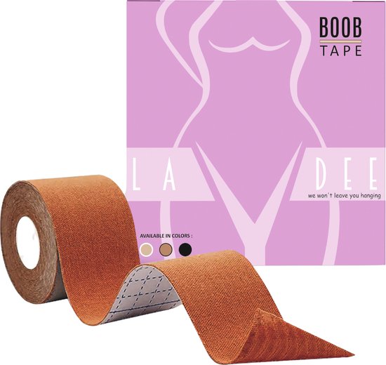 Laydee Boob Tape - Booblift fashion tape kleur Wood - bh accessoires - Plak bh