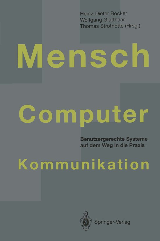 Mensch-Computer-Kommunikation - cover