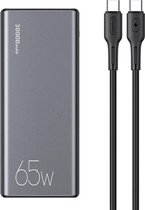 Banque d'alimentation DrPhone MacPower USCD-165 – 30 000 mAh 65 W – Charge Quick – Smartphone – Ordinateur portable – Tablette + Câble USB-C
