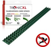 TronicXL 20x 50cm Dieren afweer spikes groen vogel afweer voor schutting hek