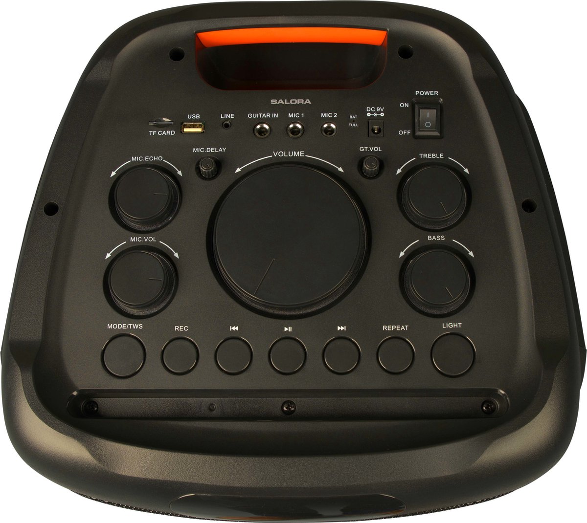 Salora PARTYBOX500 - Party Speaker - Box - Partybox - Boombox - 500 watt - LED verlichting – foto 6