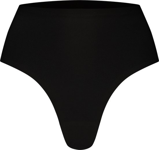 Basics string high waist zwart voor Dames | Maat XL