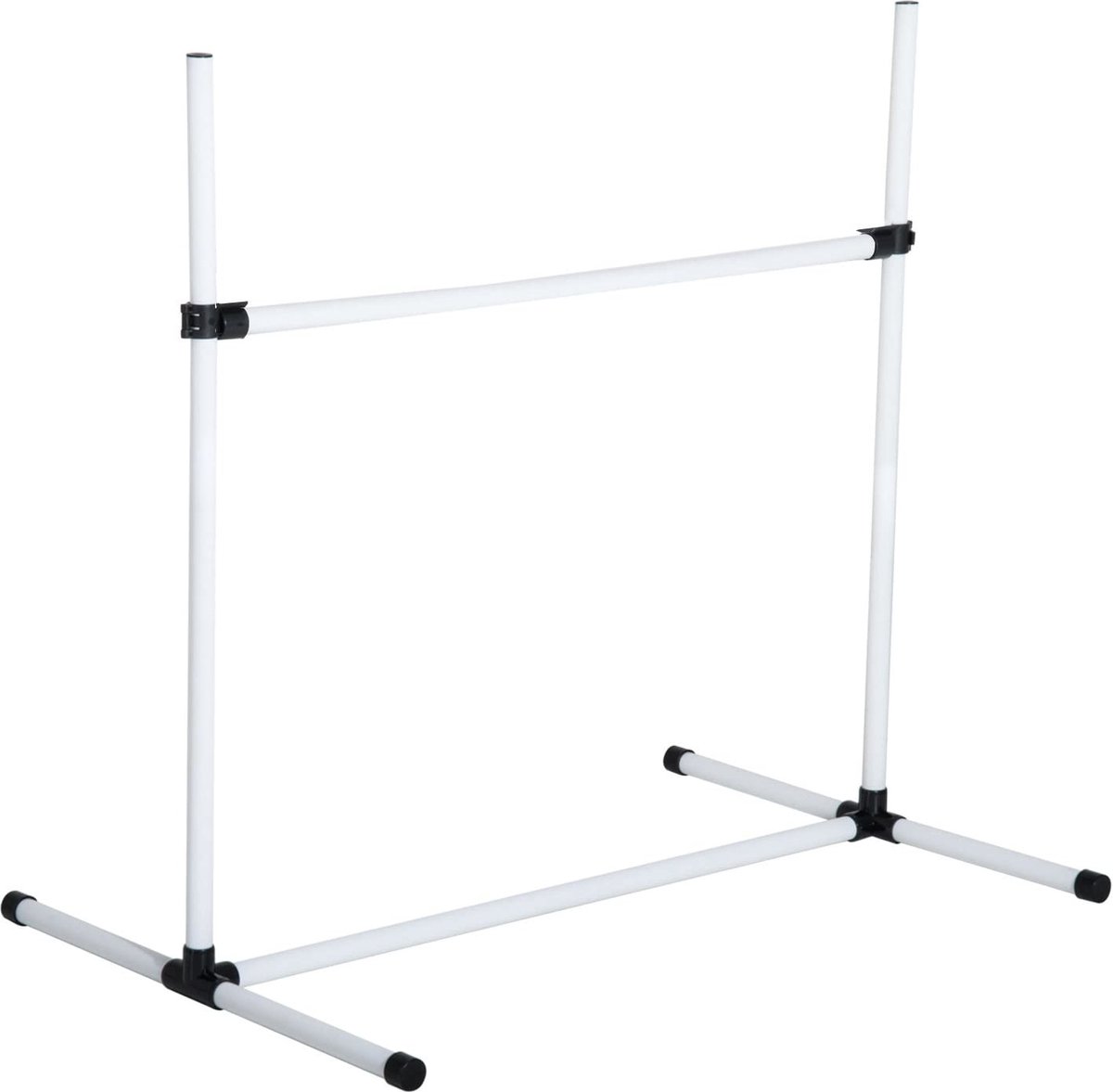 TRMLBE Agility Set Dogs Slalom Rods Agility Hurdles Hurdles Hobby Horse Obstacles Height Adjustable Plastic Blue for Dogs Training Dog Sports with